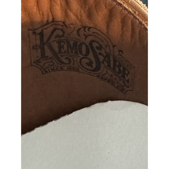 KEMO SABE GRIT COGNAC FOX SUEDE JENNY$1295 NWB Sz 9.5 Ladies Cowboy Boots - Picture 5 of 16